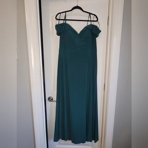 Green formal dress